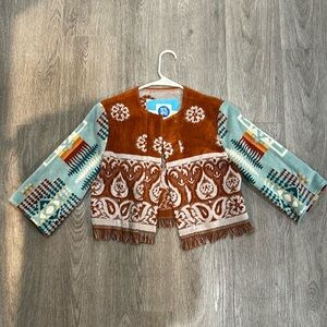 Royal Native Terrycloth cropped jacket